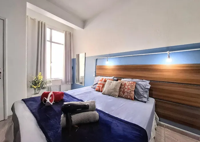 Pet friendly Copacabana: Praia E Conforto | 3 Hospedes Rio de Janeiro
